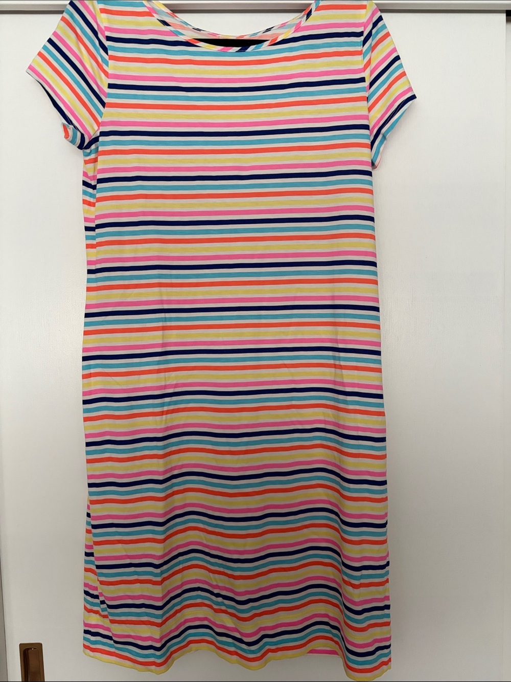 Multicolor Stripe Knit Dress